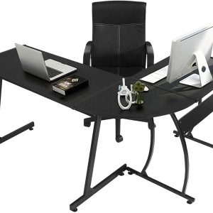 GreenForest L Shaped Gaming Computer Desk